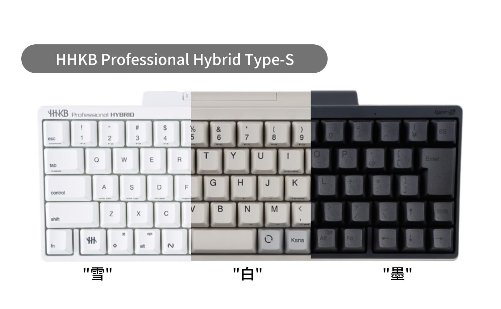 HHKB(Happy Hacking Keyboard) Professional Hybrid Type-S English 
