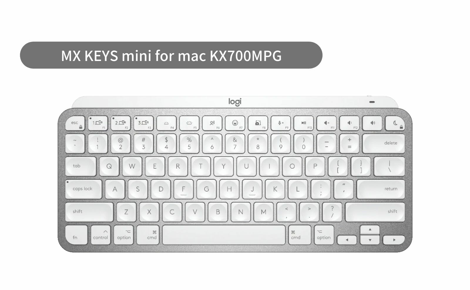 アウトレット ワイヤレス キーボード ロジクール KX700M -outlet MX KEYS mini for mac テンキーレス 日本語配列 Bluetooth Logi Bolt 正規品 2年間無償保証