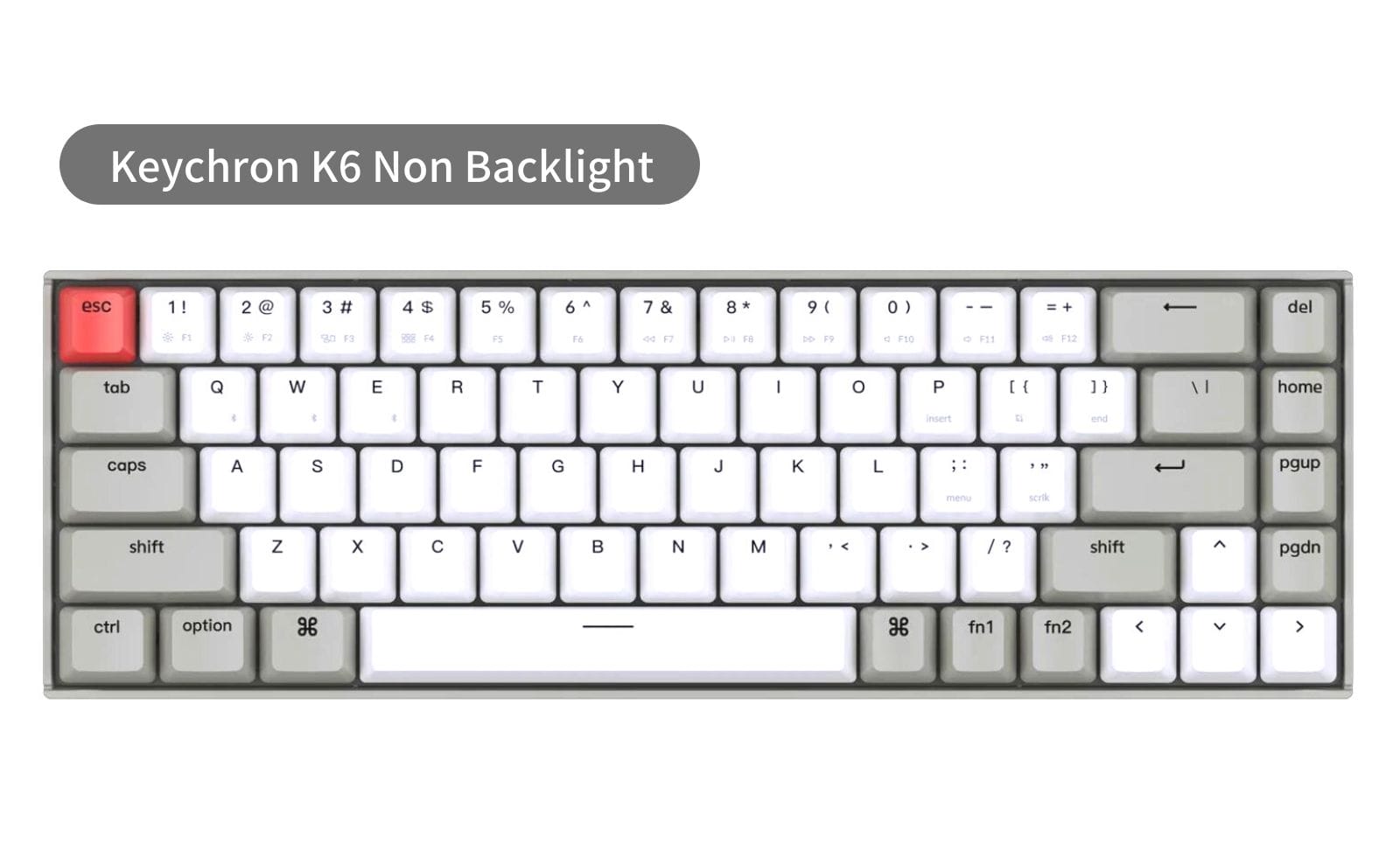 Keychron K6 Non Backlight - GreenKeys(グリーンキーズ)