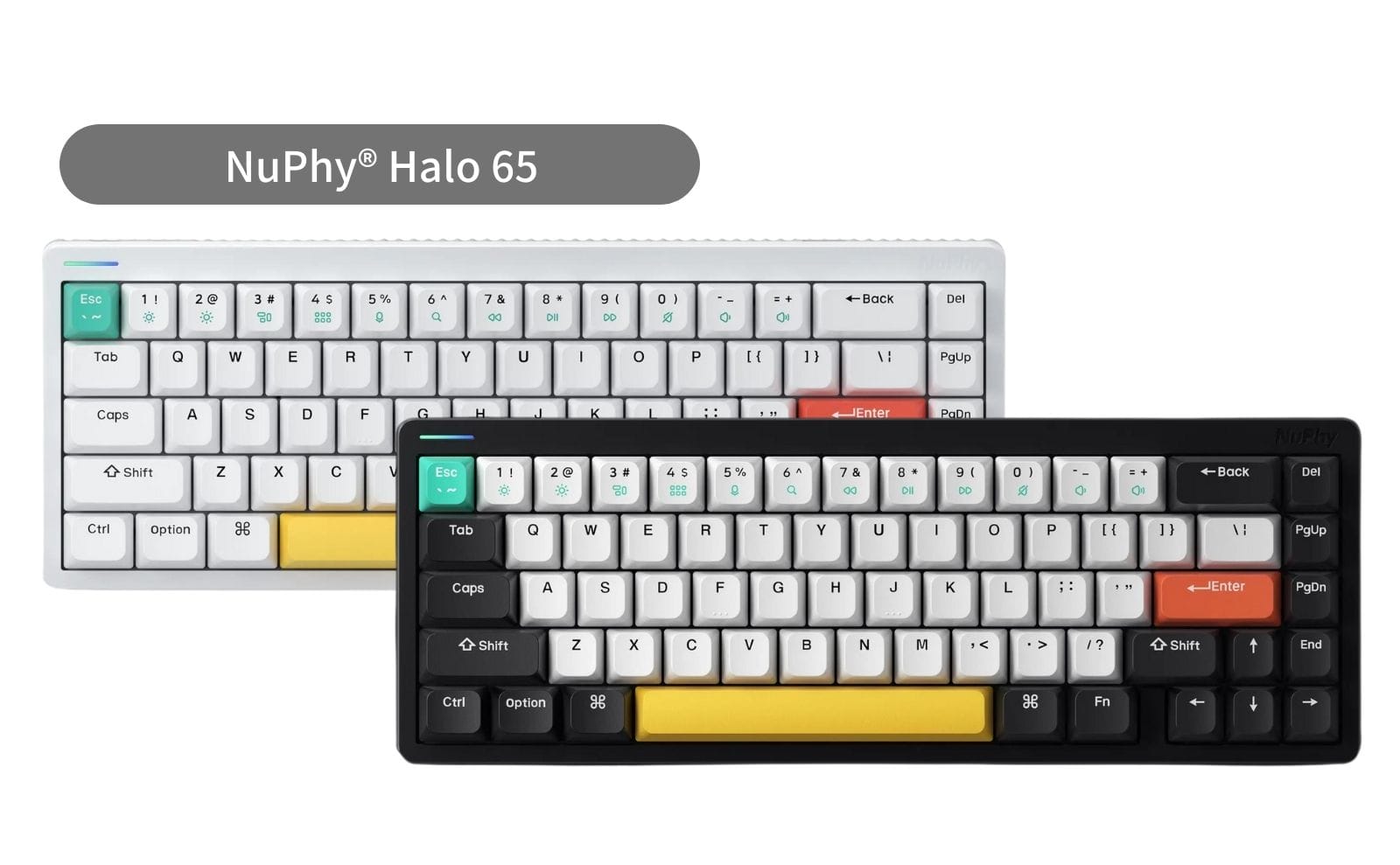 Halo65WiNuphy Halo 65 パームレスト付き ワイヤレス　メカニカル　キーボード