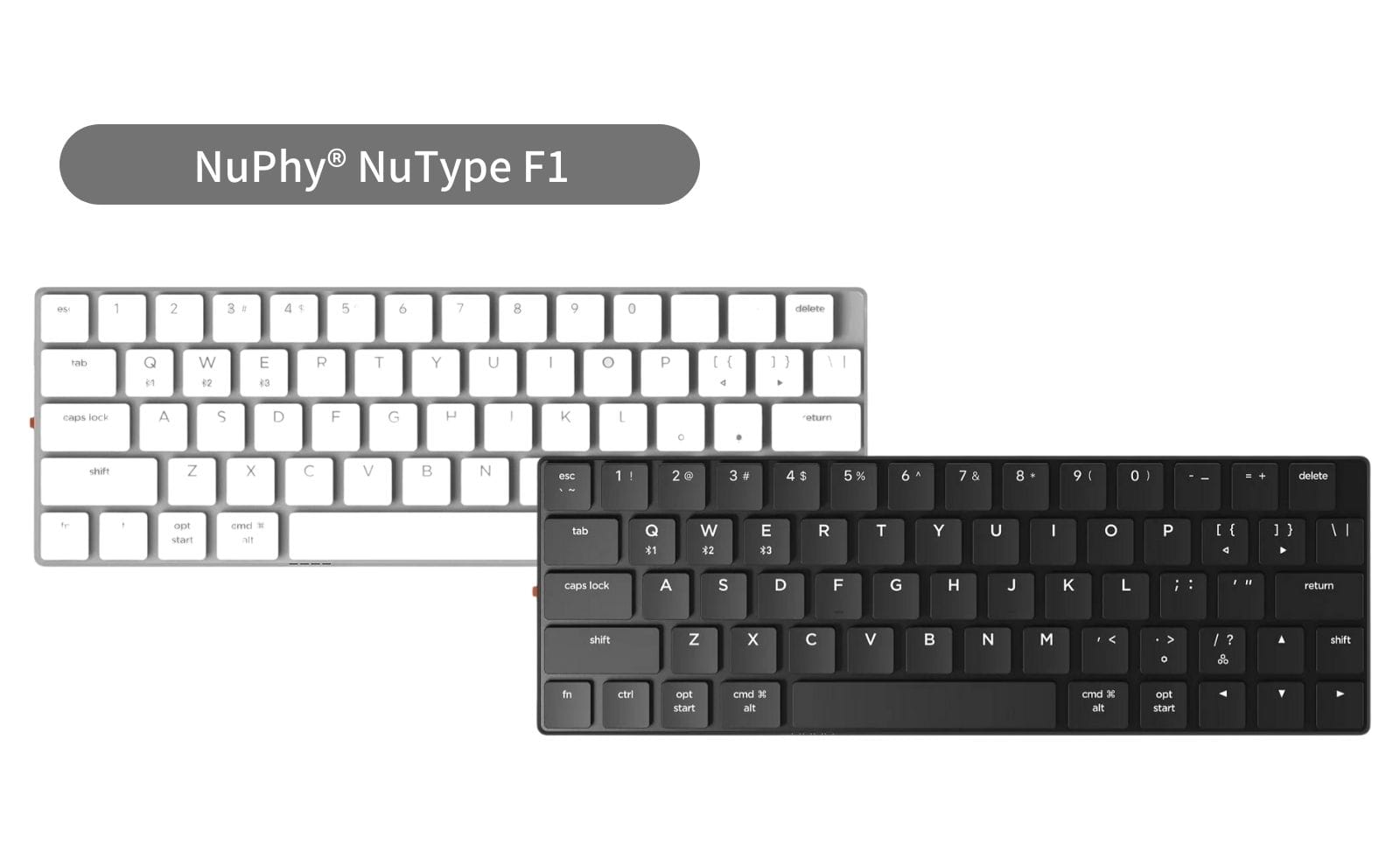 NuPhy NuType F1 US配列　茶軸