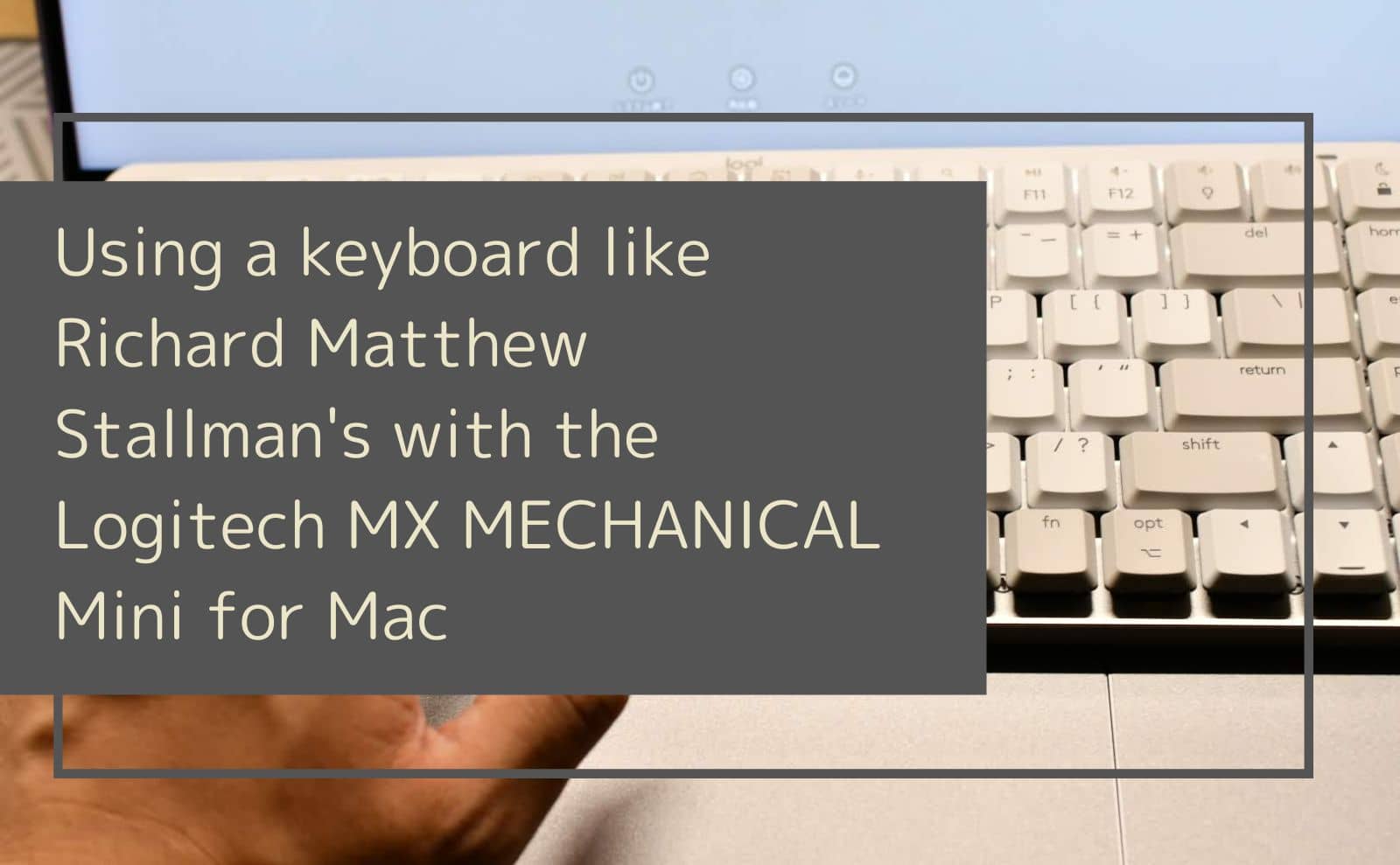 Can the Logitech MX MECHANICAL Mini for Mac be used in the