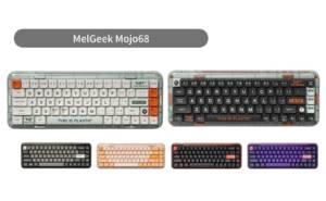 MelGeek MOJO68 Retro Mechanical Keyboard - GreenKeys