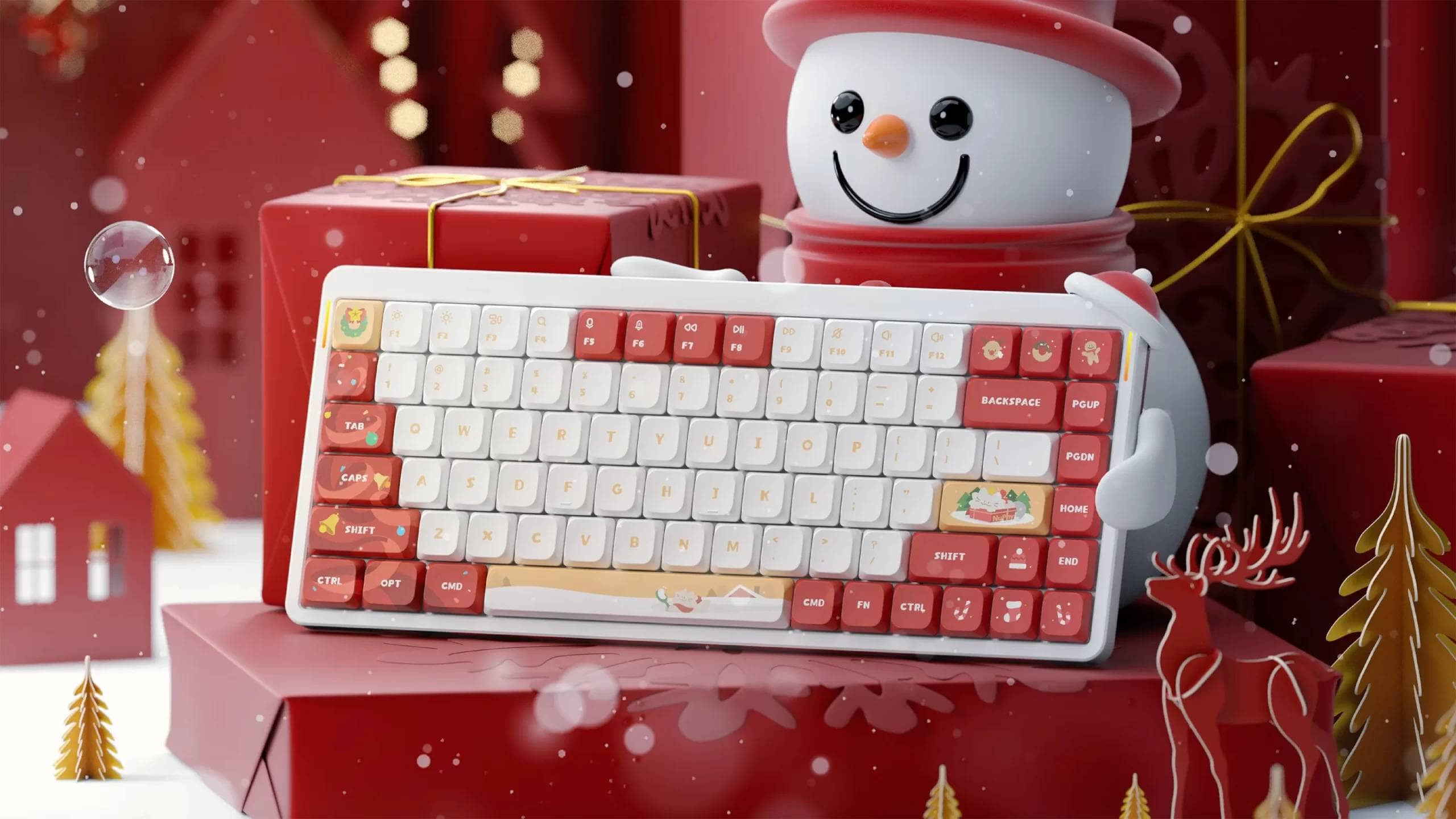 NuPhyからクリスマス限定キーキャップが登場!Meow Xmas KDA Dye-sub PBT Keycaps 4 Meow Xmas nSA Dye sub PBT Keycaps Regular price scaled