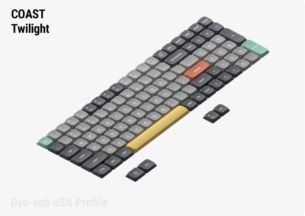 COAST Twilight Keycaps