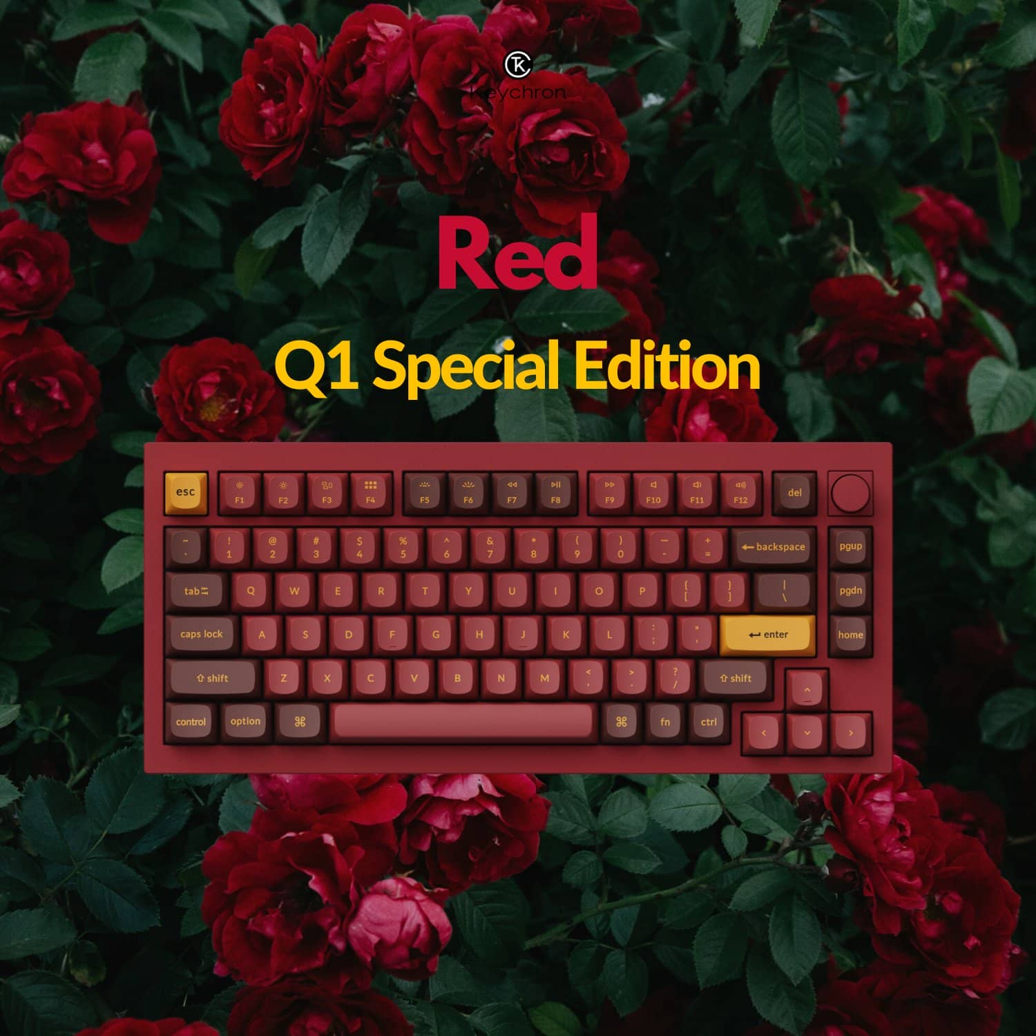 Keychron Q1に特別仕様の「RED」が追加される 2 FlI68mzaUAAz0pD
