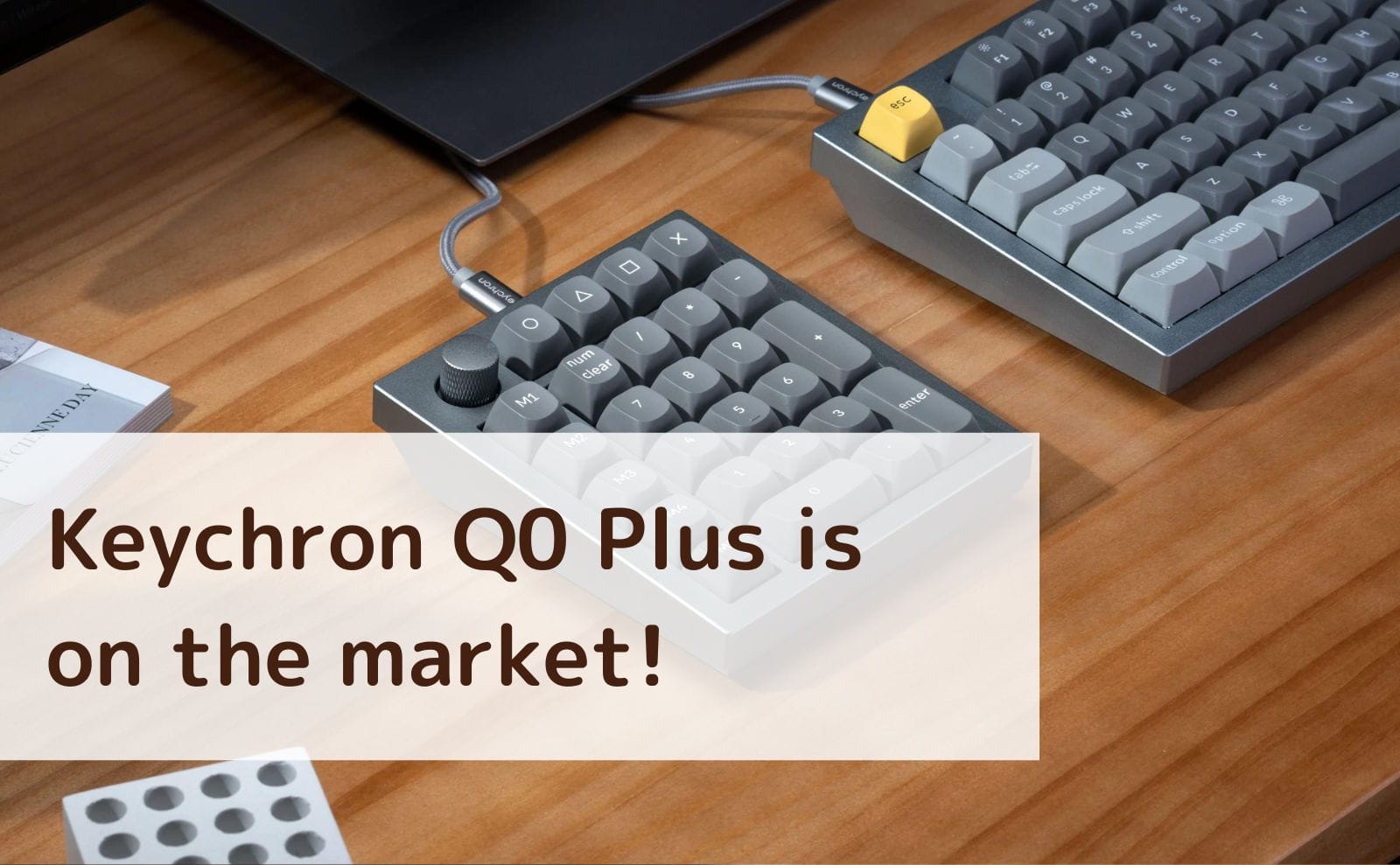 Keychron Q0 Plusが発売開始！マクロキーとロータリーノブを追加 