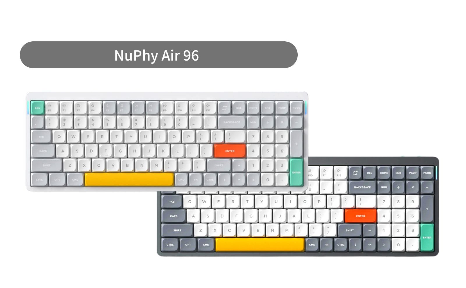 高品質特価品 NuPhy Air96 グレー 赤軸 | wolrec.org