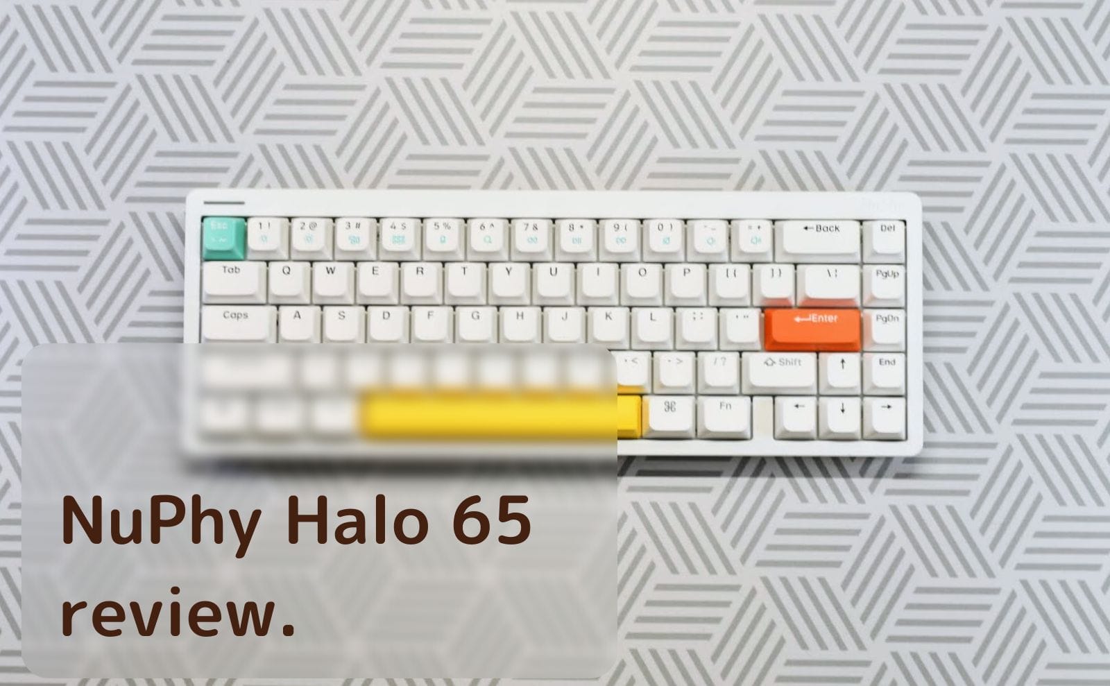 Nuphy Halo65 Keyboard Review