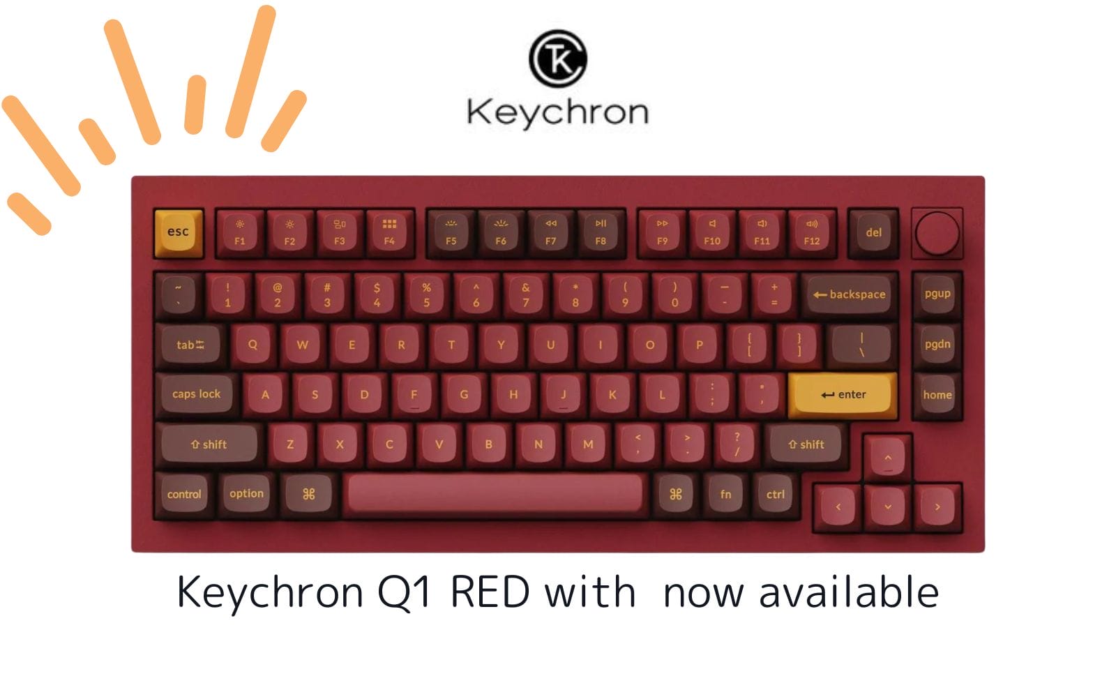 Keychron Q1に待望のレトロカラー登場