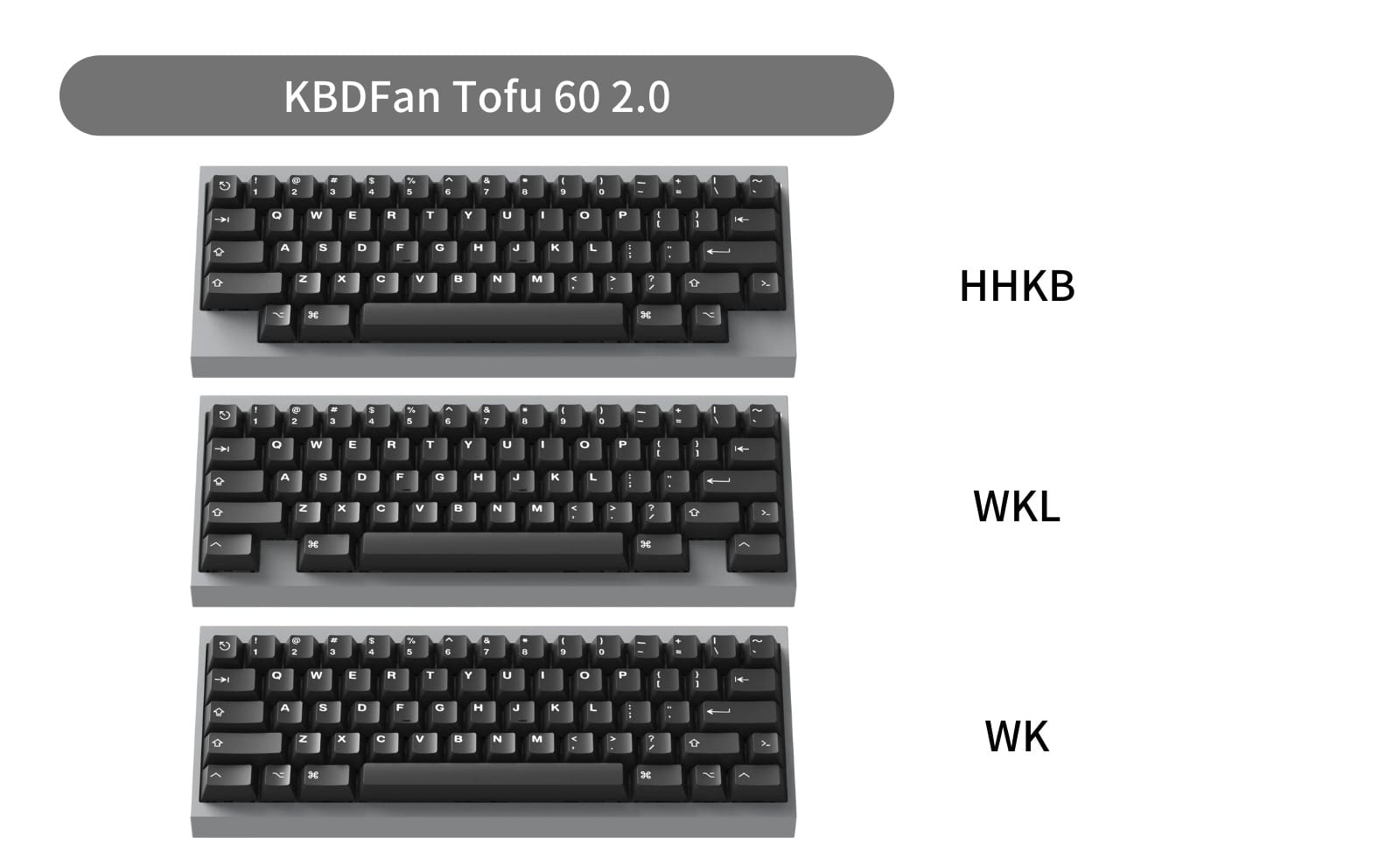 KBDFans Tofu60% キーボード ホットスワップ camping.com