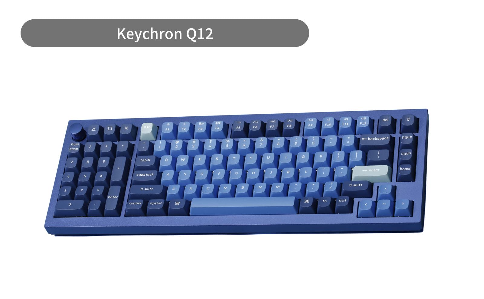 Keychron Q12が発売開始！左手マクロに特化した96％レイアウトキーボード