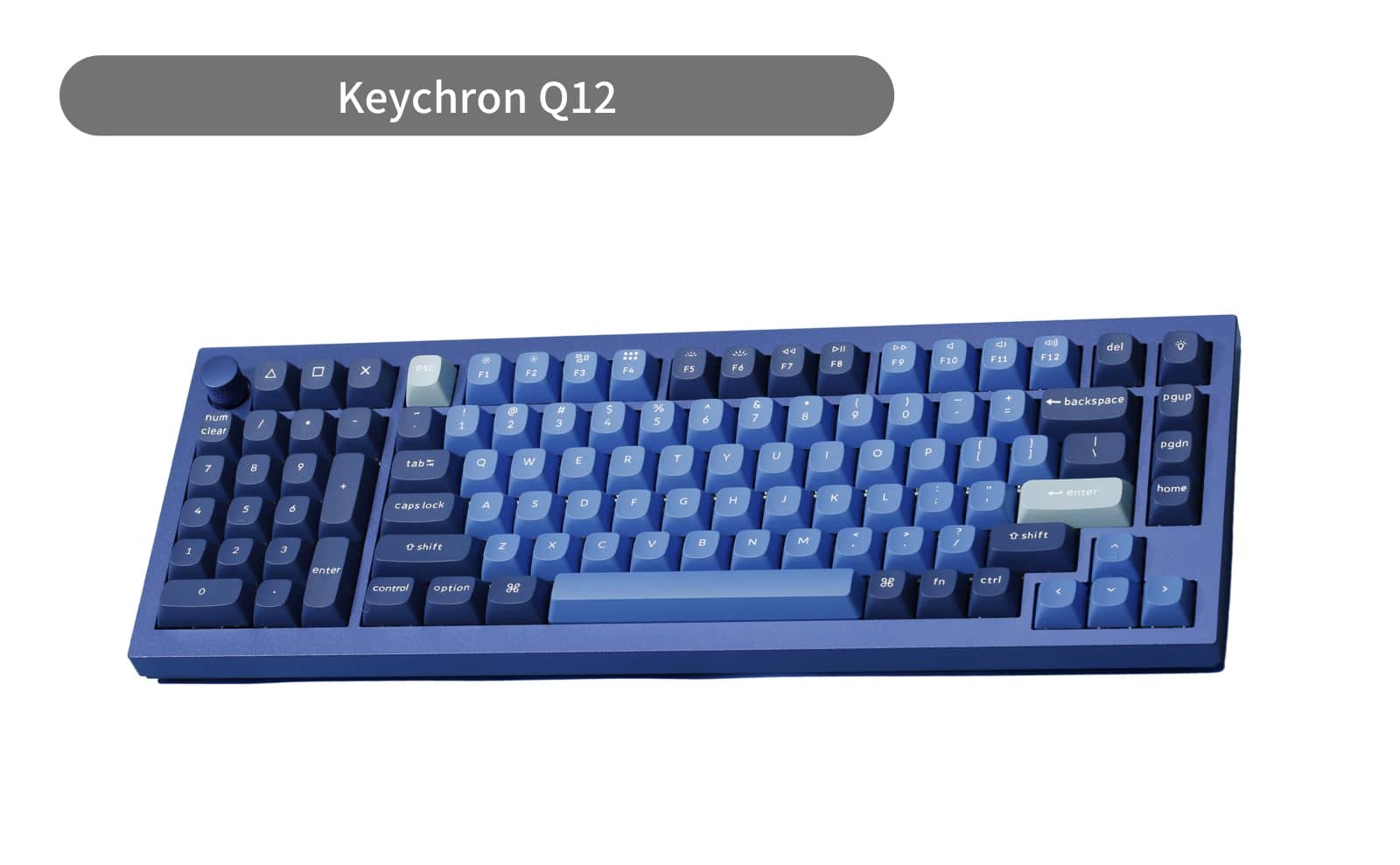 Keychron Q12が発売開始！左手マクロに特化した96％レイアウト 