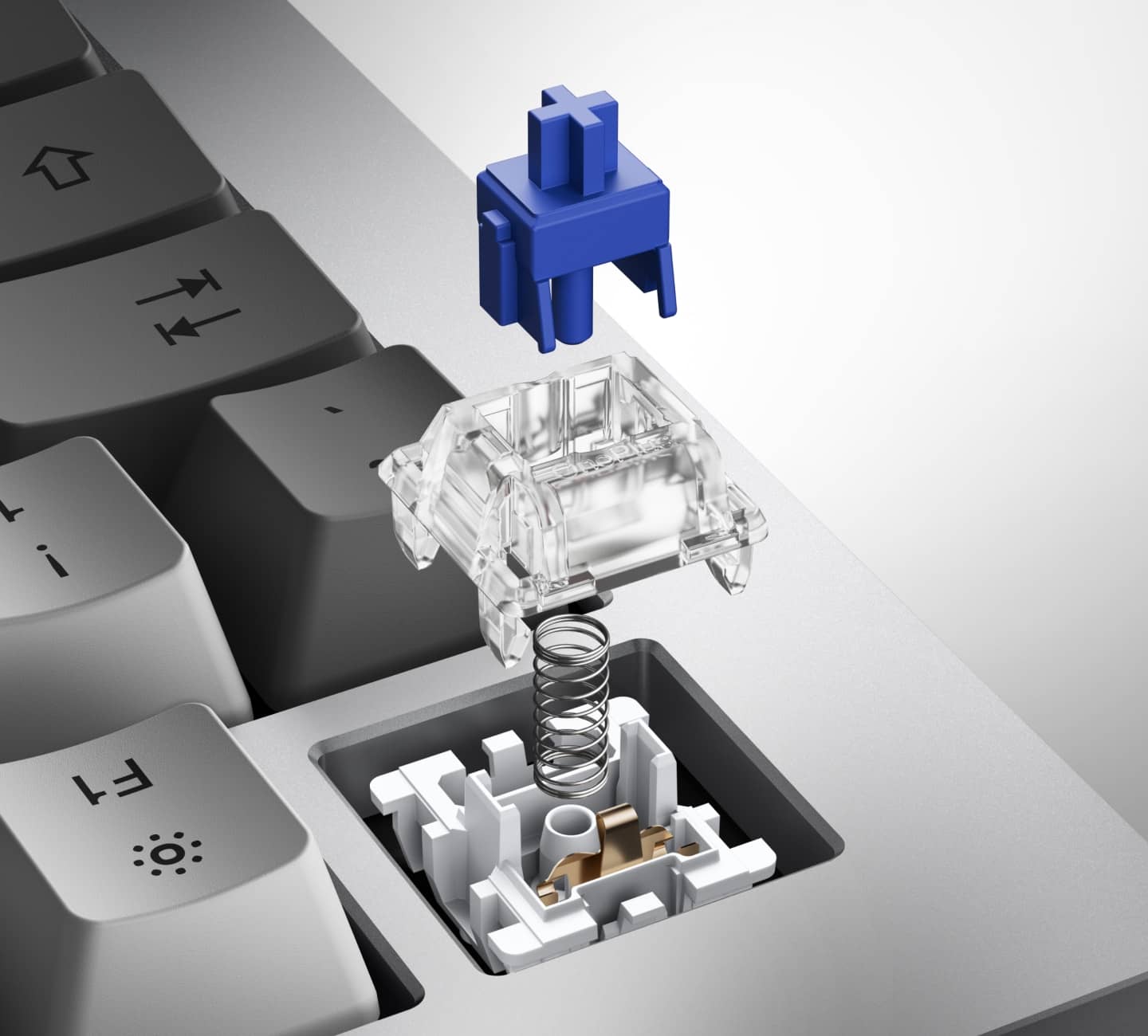 Keyboard 81 Pro QMK/VIA Wireless Custom Mechanical Keyboard(OnePlus Featuring) 2 switches2 pad