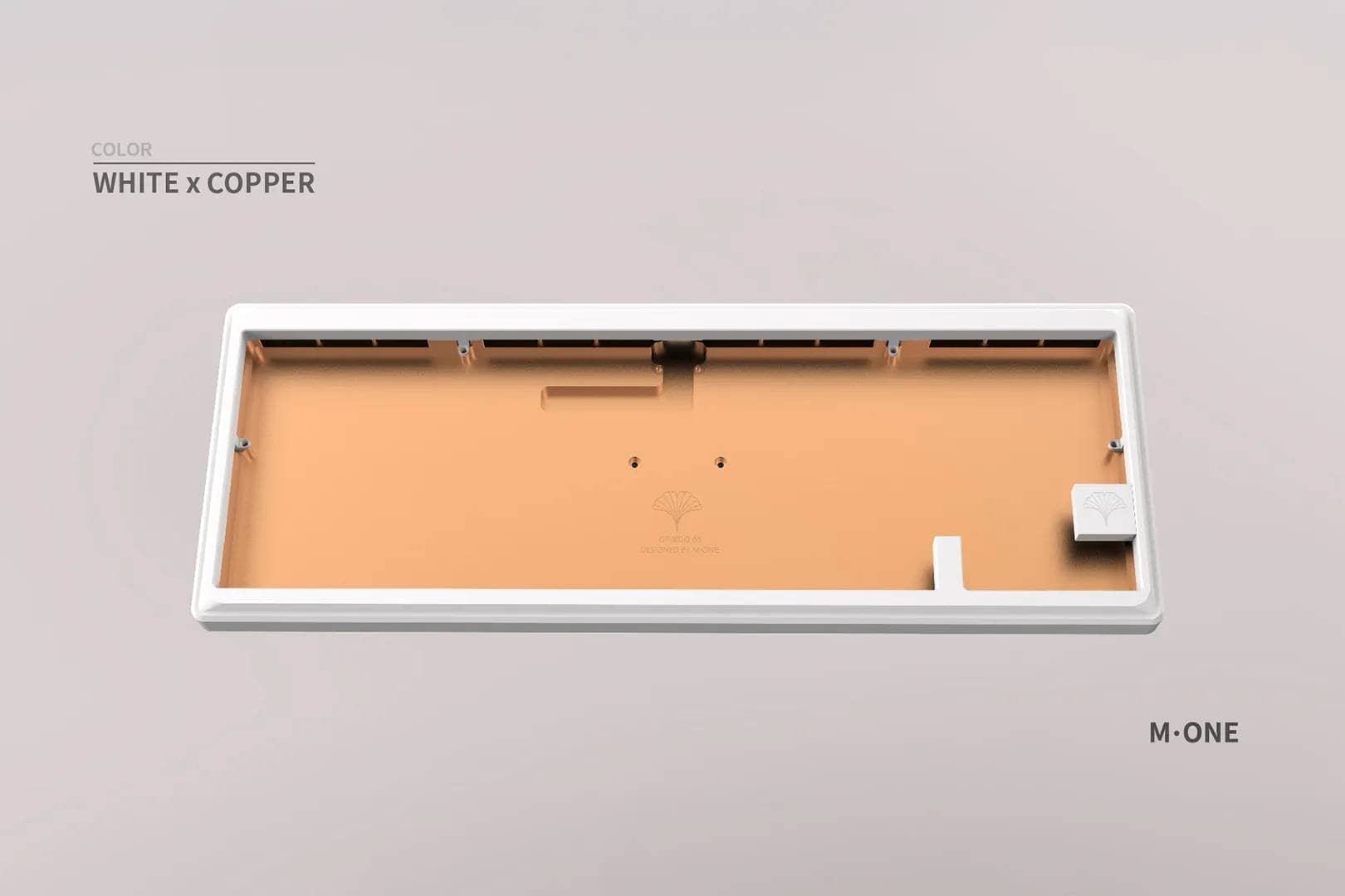 Ginkgo65v2 WhiteCopper