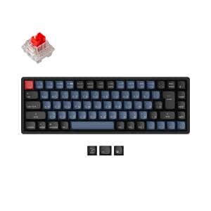 Keychron K6 Pro QMK VIA Wireless Mechanical Keyboard 65 Percent Japan JIS Layout for Mac Windows Hot Swappable Keychron K Pro Mechanical Red