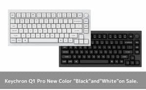 Keychron Q1 Pro New Color BlackandWhiteon Sale