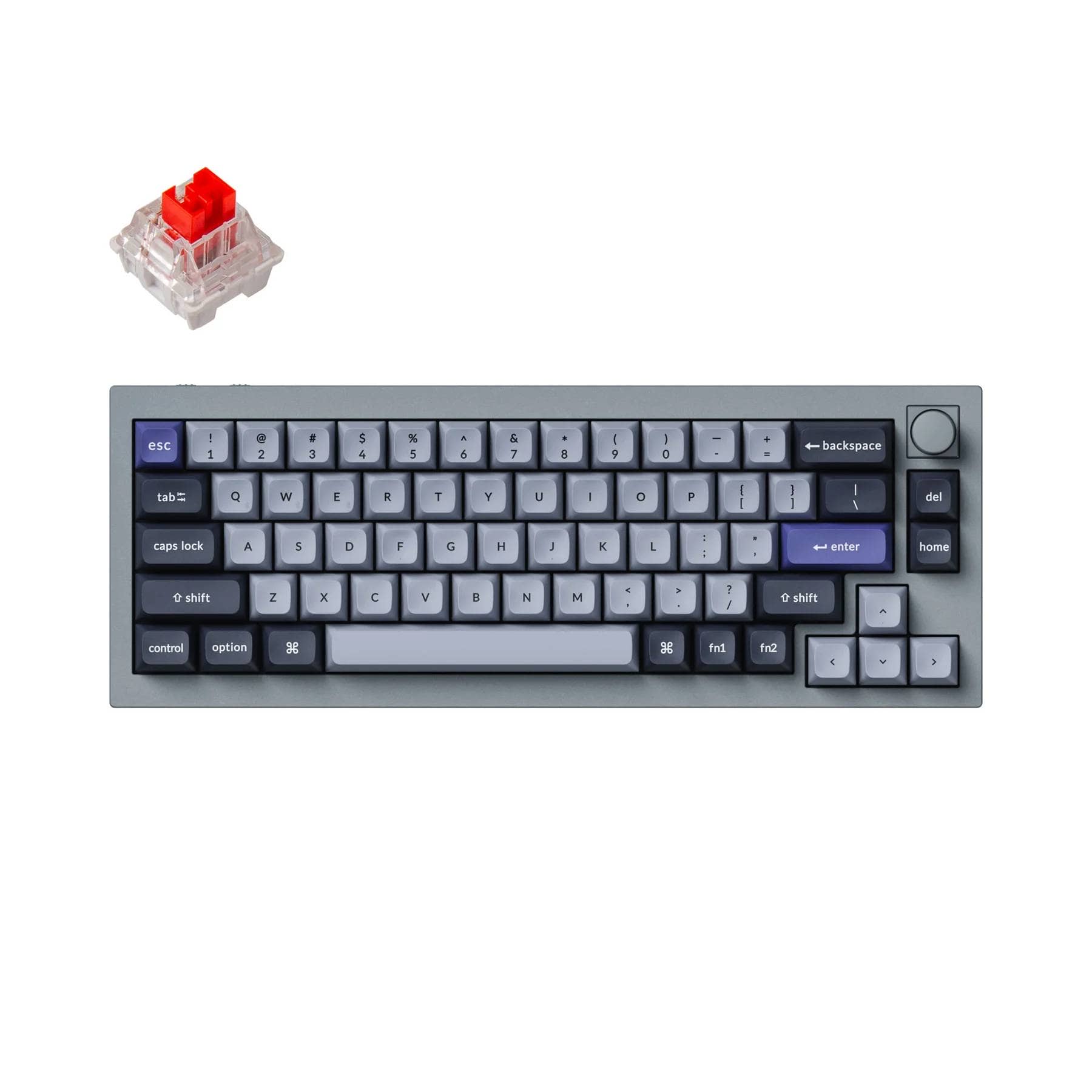 Keychron Q2 Proが2023年4月18日に発売が決定 2 Keychron Q2 Pro QMK VIA wireless custom mechanical keyboard 65 percent layout full aluminum grey frame for Mac WIndows Linux with RGB backlight and hot swappable K Pro switch