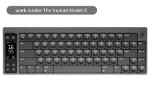 【改造品】Nuphy Air 60HE 黒染め済みロープロファイルキーボード 改造品】Nuphy Air 60HE 黒染め済みロープロファイルキーボード