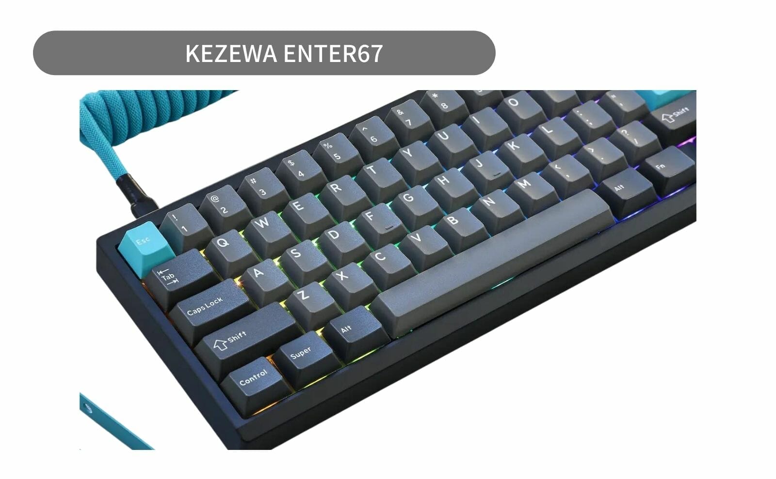 接続形式有線Kezewa Enter67 - Anodized Mint