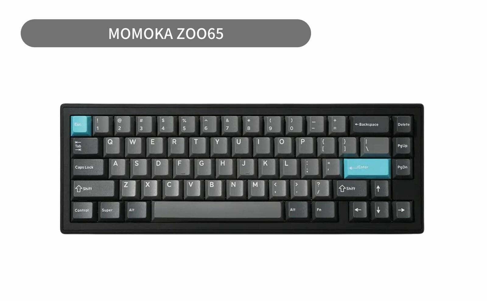 自作キーボード　Momoka Zoo65　組み立て済みキースイッチ