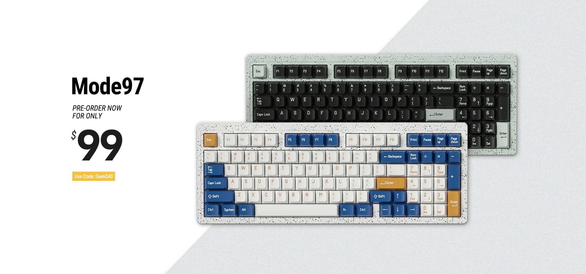 MelGeek Acrylic Mechanical Keyboard Dust Cover for Mojo68/Mojo84