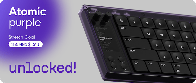 Work Louder Nomad [E] のクラウドファンディングがKickstarterで開始