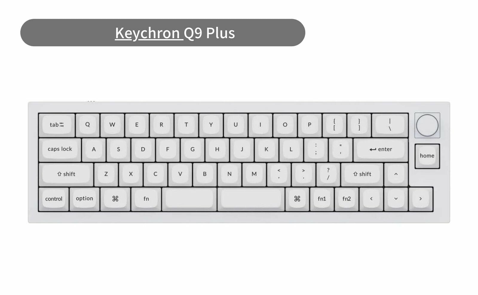 PC周辺機器Keychron Q9 Plus Shell White ベアボーン