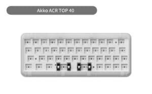 Akkoから新作40％レイアウトキーボード「ACR TOP 40」が登場