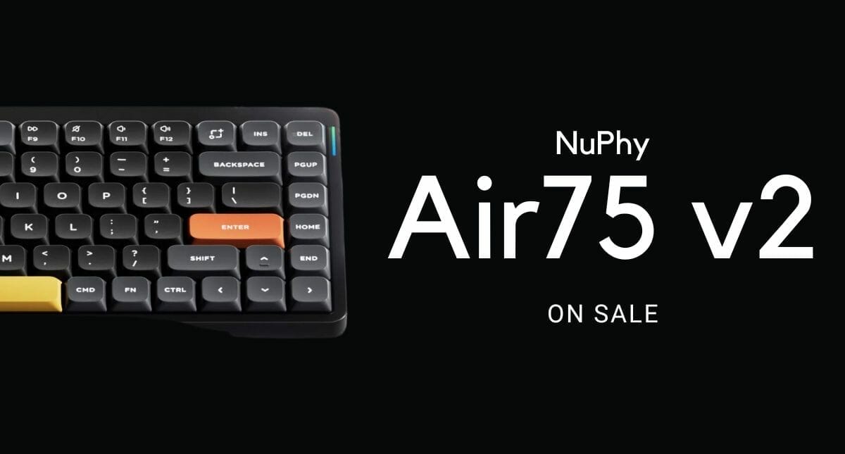 NuPhy Air75レビュー。MacでもWindowsでも使える可愛いメカニカル