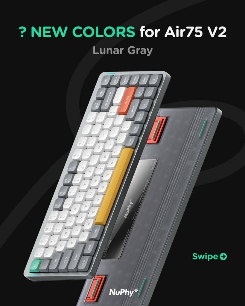 NuPhy Air75v2のインタレストチェック?発売時期や仕様の模索か 7