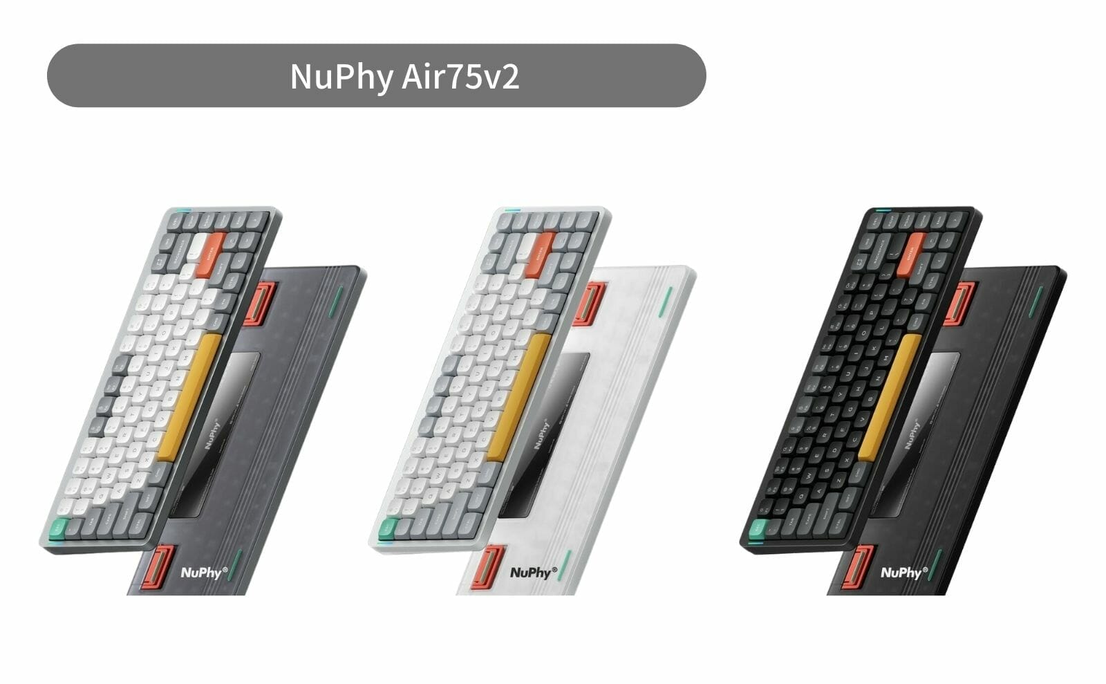 NuPhy｜ニューフィ キーボード Air75 V2用 専用折りたたみケース