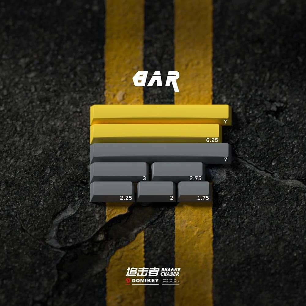 Domikey Chaser Keycap Cherry Profile ABS Doubleshot for MX Stem Mechanical Keyboard 87 104 cstc75 bm68 7060ff09 d183 43aa a0ed 6f22514f3412