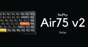 【期間限定▼値下げ】NuPhy Air60 V2 Moss キーボード Air60 V2(Moss軸・英語配列) ブラック ba60v2m [有線