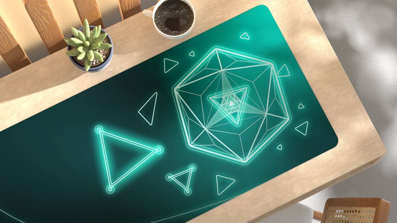 EntwinedFlowersDeskmatcloseup2