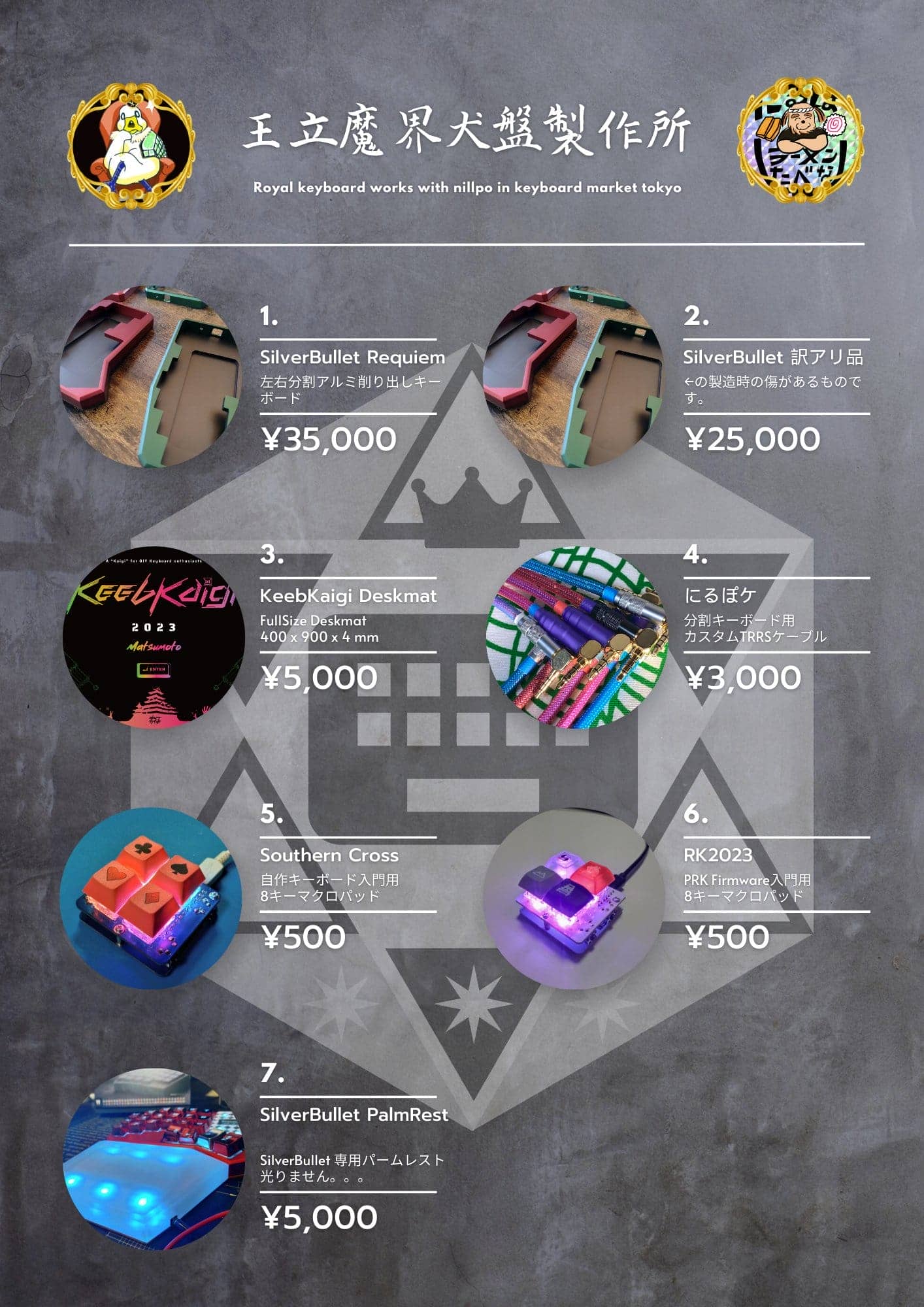 キーボードマーケットトーキョー販売者一覧と販売リストまとめ【2024年3月2日開催】 15 GHgL7RCawAA1 y