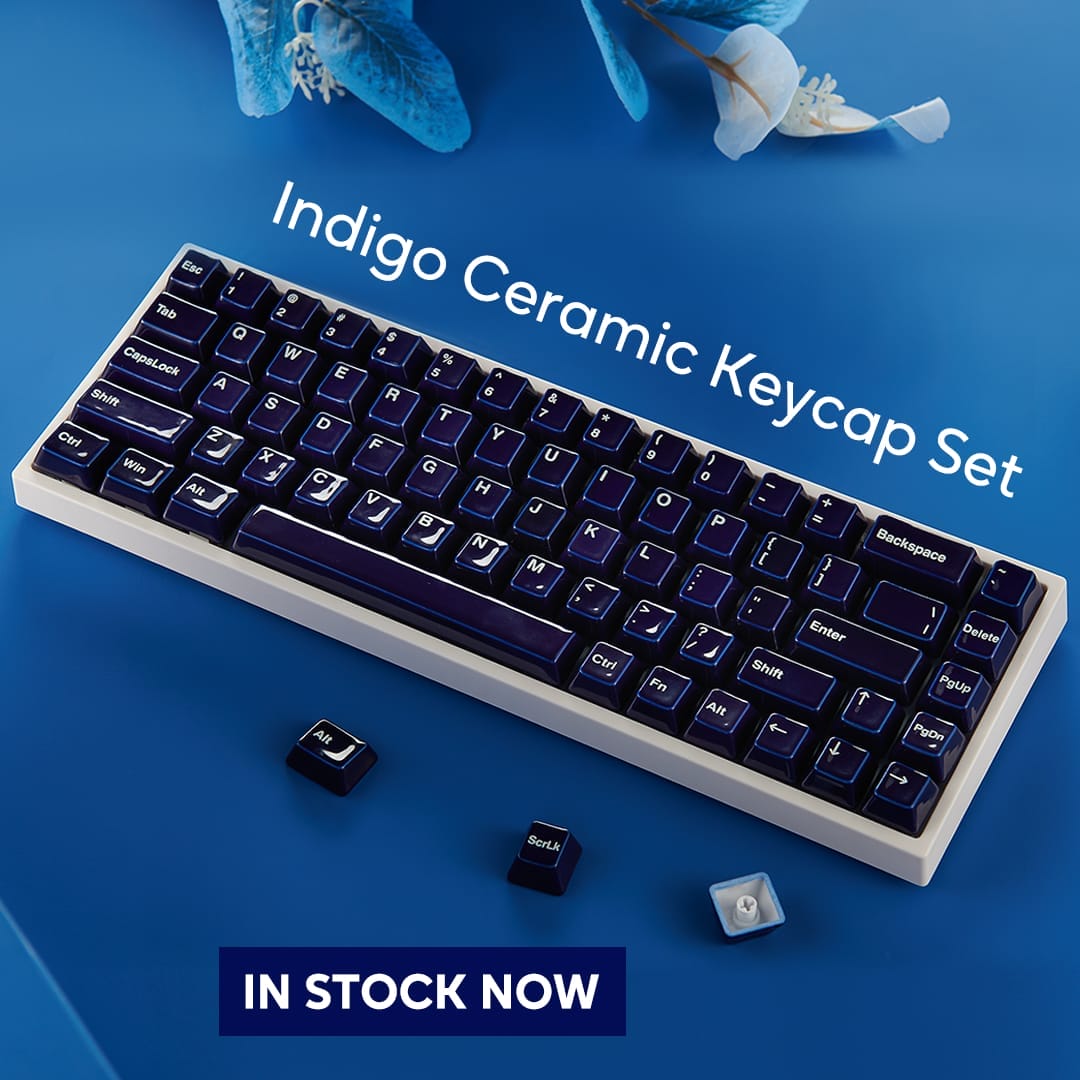 Cerakey の人気色「インディゴ」カラーが再入荷