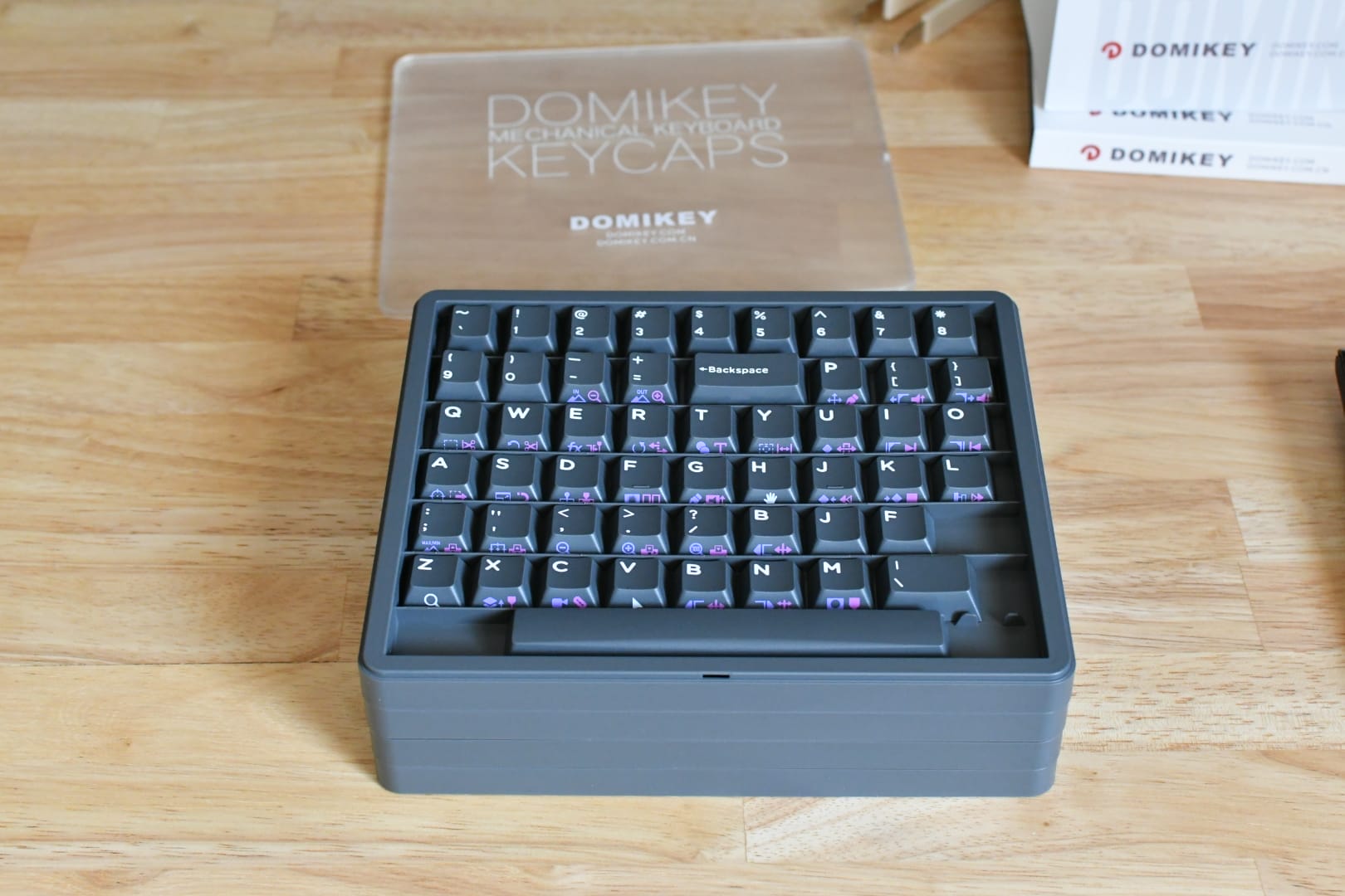 Domikey Productivity キーキャップレビュー｜側面シルク印刷が美しい上質な逸品