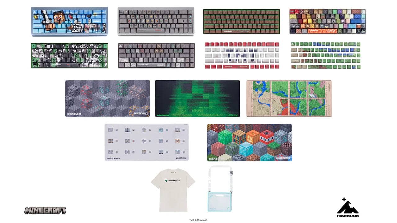 Minecraft-motif mechanical keyboard now available 2 Launch Grid Lookbook v1 1