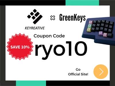 Keyreative KAM Playgroundレビュー｜マクロパッド用のキー