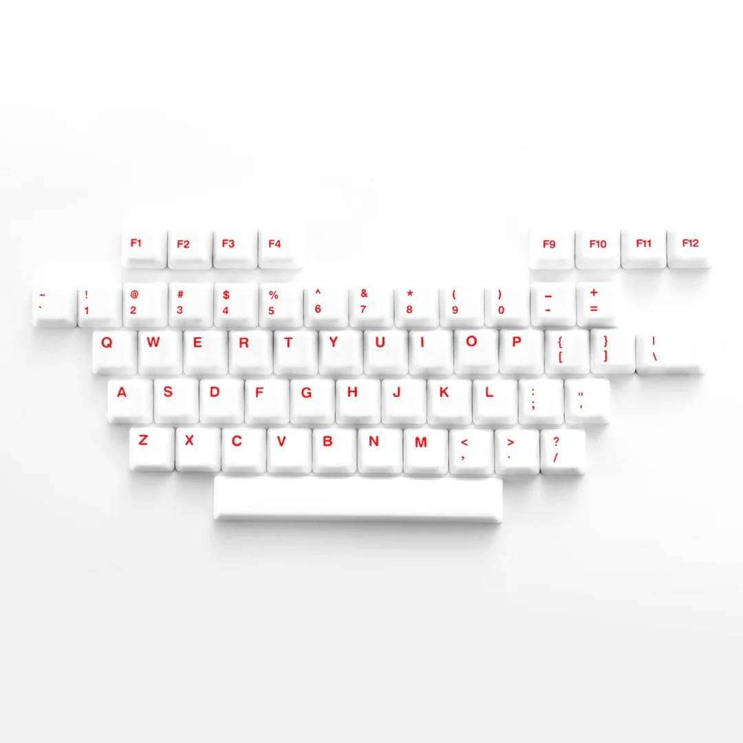 知ってた?Cerakey Whiteにはレジェンドの色が8種類から選べるということを 9 White Red