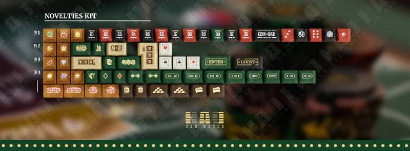 CasinoCherryProfileKeycaps novelties