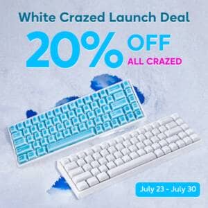 Cerakey White Crazed/Blue Crazedがセール開始後数時間で売り切れに|再入荷時期とセール延長を発表 1 GTKmdzSa0AAOUdk