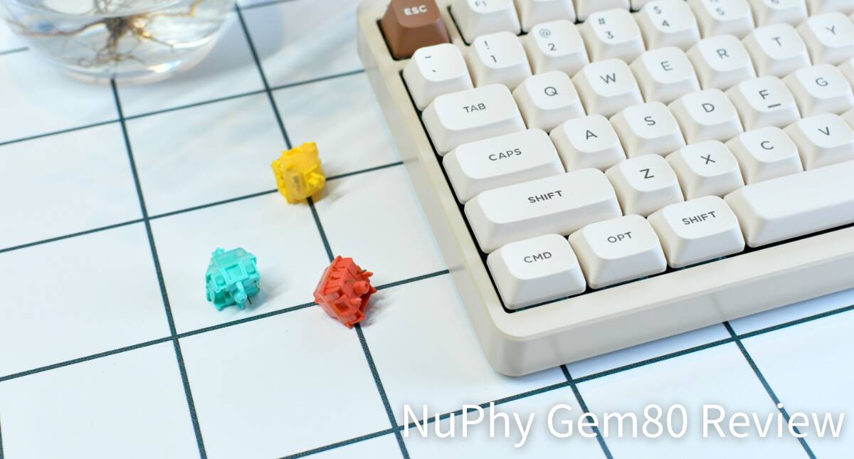 NuPhy Gem80 Mint Typing Sound Review