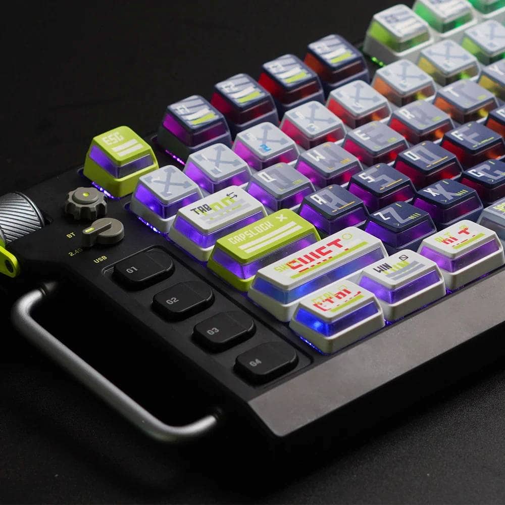 CAPXXX Remodeling Plan Keycap pbt doubleshot Dye Subbed acklit for mechanical keyboard white gh60 87 tkl