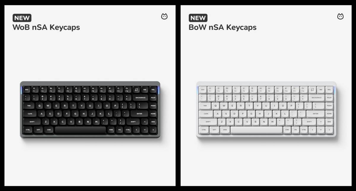 NuPhyからついにBow /WoBのロープロファイルキーキャップセットが発売される｜日本での取り扱いも