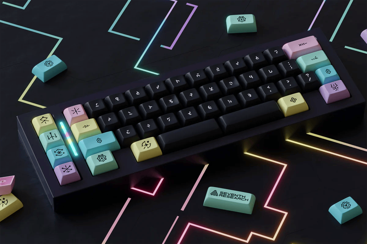 KAM ASTHA Thickened PBT Keycaps 16