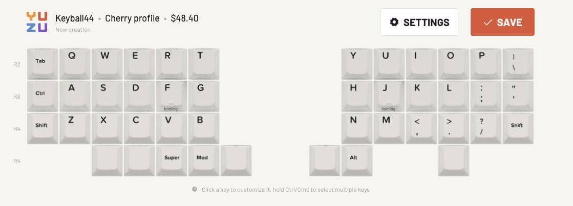 The layout of YUZU Custom Keycaps on Keyball44/Keyball61 is corrected. 1 07184195a9af3bebff4dea4a3dcba0fd