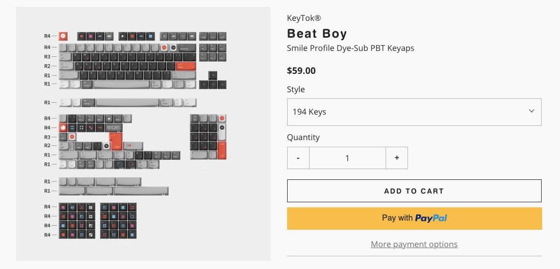 KeyTok Beat Boy キーキャップレビュー|ドラムマシンに影響を受けたおしゃれキーキャップセット 6 07fdf587af5de2f56e53f477d07766b0