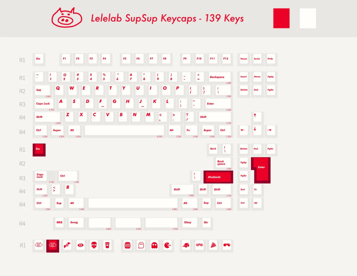 LeleLab Supsup SuperX Keycap Set Review|Half Skeleton and Font are Irresistible 5 139 49748955 bcff 4b53 93e1 a95d50903c01